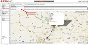 vehicle tracking screenshot, rastrac vehicle tracking screenshot, rastrac