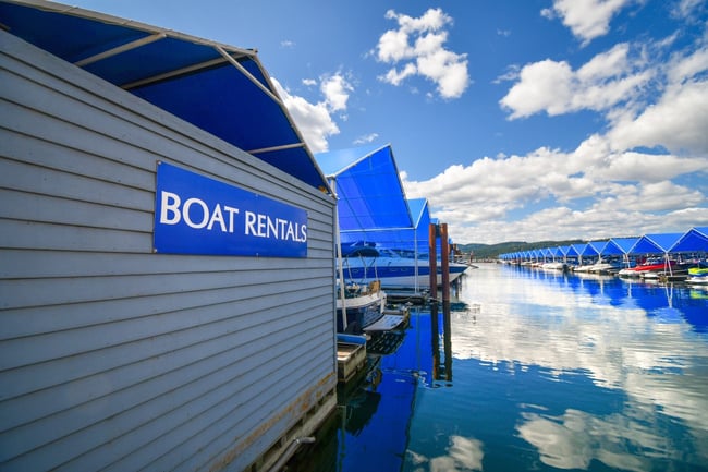 Rental boat company