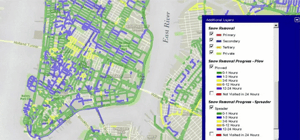 GPS tracking can help improve route planning so municipal vehicles are more efficient and effective.